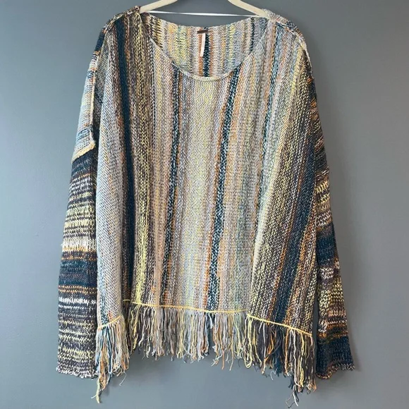 Free People Radiate Pullover Fringe Sweater - Picture 3 of 7